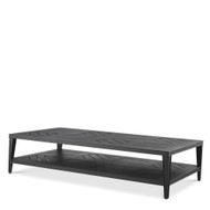Eichholtz Bell Rive Outdoor Coffee Table - Rectangular Black