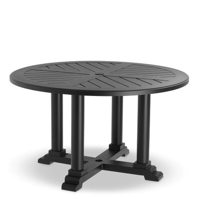 Eichholtz Bell Rive Outdoor Dining Chair - Round S Black