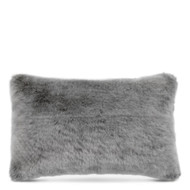 Eichholtz Alaska Scatter Cushion - Faux Fur Grey Rectangular