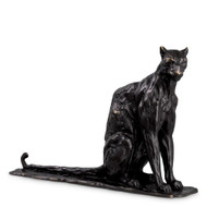 Eichholtz Panther Sitting Sculpture - Bronze