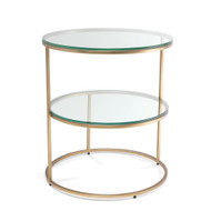 Eichholtz Circles Side Table - Brushed Brass