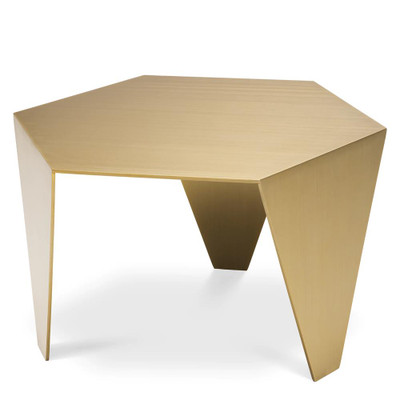 Eichholtz Metro Chic Side Table - Brushed Brass