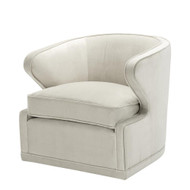Eichholtz Dorset Swivel Chair - Pebble Grey