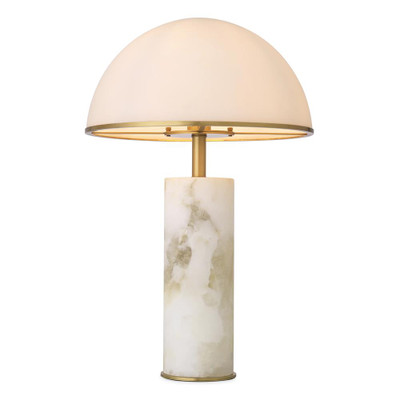 Eichholtz Vaneta Table Lamp - Antique Brass Alabaster