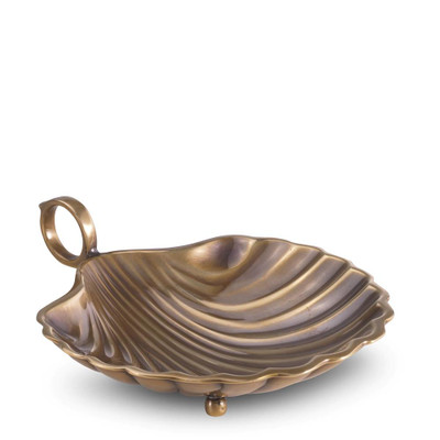 Eichholtz Shell Tray - S Vintage Brass