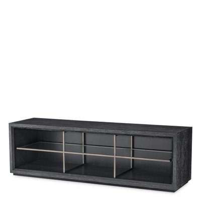Eichholtz Hennessey TV Cabinet - S Charcoal Grey Oak Veneer