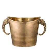 Eichholtz Maharaja Wine Cooler - Vintage Brass