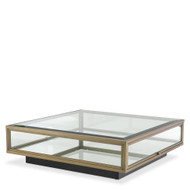 Eichholtz Ryan Coffee Table - Brushed Brass