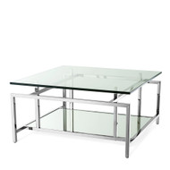 Eichholtz Superia Coffee Table - Polished Stainless Steel