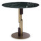 Eichholtz Flow Dining Table - Brushed Brass Green Marble