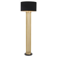 Eichholtz Condo Floor Lamp - Antique Brass Incl Shade
