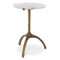 Eichholtz Cortina Side Table - Oval Vintage Brass Finish