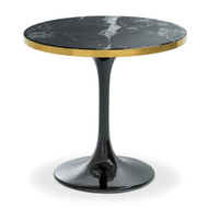 Eichholtz Parme Side Table - Black Faux Marble