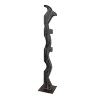 Noir Balper Sculpture - Cinder Black