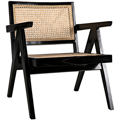Noir James Relax Chair - Charcoal Black