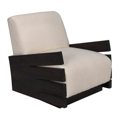 Noir Slide Chair W/Us Made Cushions