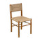 Noir Franco Side Chair - Teak With Synthetic Woven