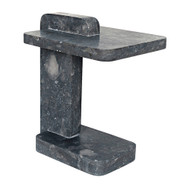 Noir North Side Table - Black Marble