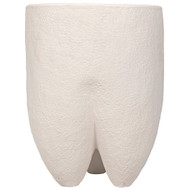 Noir Donald Side Table - White Fiber Cement