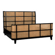 Noir Porto Bed - Eastern King - Hand Rubbed Black