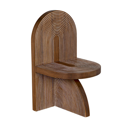 Noir Jupiter Chair - Dark Walnut