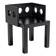 Noir Elton Chair - Hand Rubbed Black