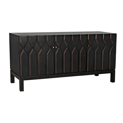 Noir Anubis Sideboard - Pale Rubbed