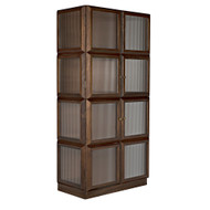 Noir Collins Hutch - Dark Walnut