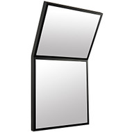 Noir Lazo Mirror - Black Steel