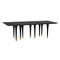 Noir Romeo Dining Table - Hand Rubbed Black