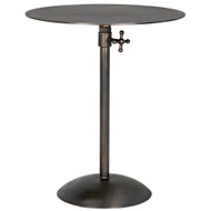 Noir Felix Side Table - Gun Metal Finish