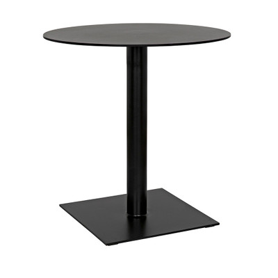 Noir Mies Side Table - Black Steel