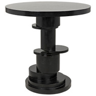 Noir Hugo Side Table - Hand Rubbed Black