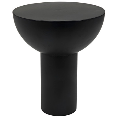 Noir Touchstone Side Table - Black Steel