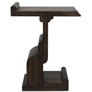 Noir Momo Side Table - Ebony Walnut