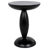 Noir Adonis Side Table - Hand Rubbed Black