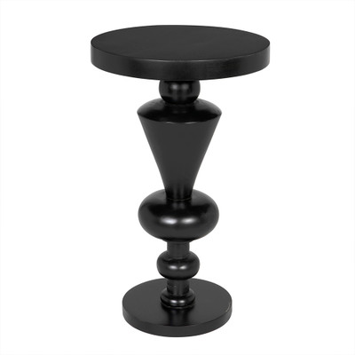 Noir Fenring Side Table - Hand Rubbed Black