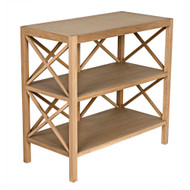 Noir Nikolai Side Table - White Oak