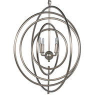 Noir Brooks Pendant - Metal With Antique Silver Finish