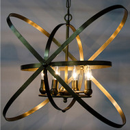 Noir Sassari Pendant - Metal With Brass Finish