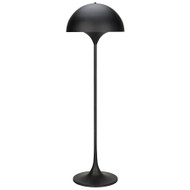 Noir Cataracta Floor Lamp - Black Steel