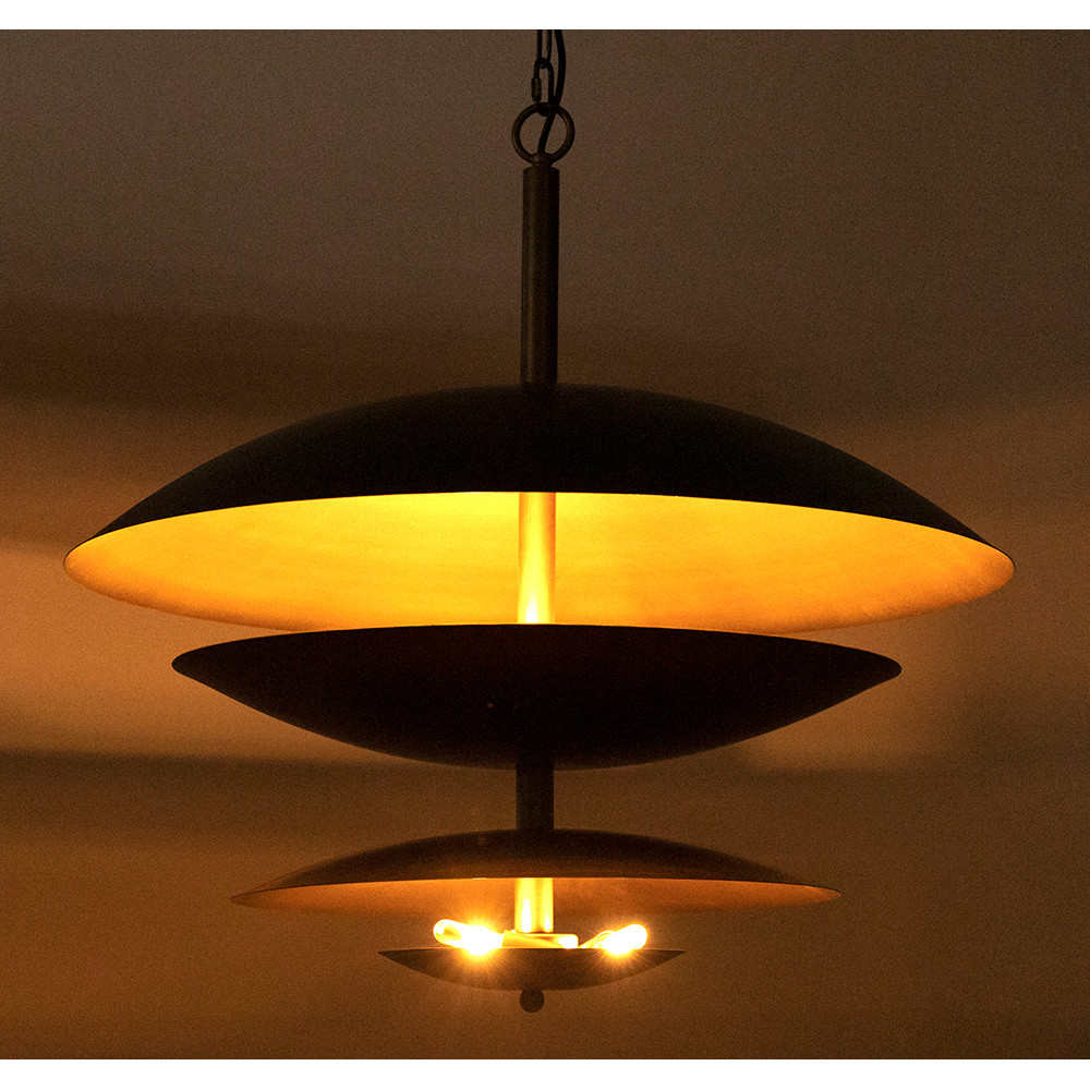 NoRNoR(ノアールノアール)です。 Noir Nora Chandelier - Metal With Aged Brass Finish