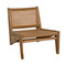 Noir Udine Chair With Caning - Teak