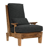 Noir Baruzzi Chair - Teak W/Us Made Cushions