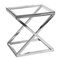 Eichholtz Criss Cross Side Table - Stainless Steel