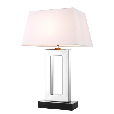 Eichholtz Arlington Table Lamp - Polished Stainless Steel