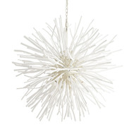 Arteriors Finch Chandelier - Whitewash Stained Wood