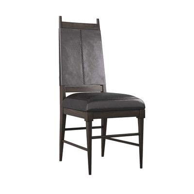 Arteriors Keegan Chair - Black Leather