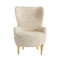 Arteriors Kirby Accent Chair Facet Cream Chenille