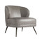 Arteriors Kitts Chair Mineral Grey Leather